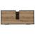 Dulap de Baie Stejar Artizanal 80 x 33 x 60 cm Lemn compozit GartenMobel Dekor