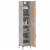 Dulap înalt, gri beton, 34,5x34x180 cm, lemn prelucrat GartenMobel Dekor