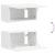 Dulap TV de perete Alb 60 x 31 x 29,5 cm Lemn compozit GartenMobel Dekor