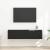 Dulap TV de perete 2 pcs Negru 60 x 31 x 29,5 cm Lemn compozit GartenMobel Dekor