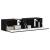 Dulap TV de perete 2 pcs Negru 60 x 31 x 29,5 cm Lemn compozit GartenMobel Dekor