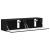 Dulap TV de perete 2 pcs Negru 60 x 31 x 29,5 cm Lemn compozit GartenMobel Dekor