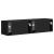 Dulap TV de perete 2 pcs Negru 60 x 31 x 29,5 cm Lemn compozit GartenMobel Dekor
