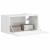 Dulap TV de perete Alb Lucios 60 x 31 x 29,5 cm Lemn compozit GartenMobel Dekor