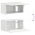 Dulap TV de perete Alb Lucios 60 x 31 x 29,5 cm Lemn compozit GartenMobel Dekor