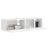 Dulap TV de perete Pe perete 2 pcs Alb Lucios 60 x 31 x 29,5 cm GartenMobel Dekor
