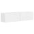 Dulap TV de perete Pe perete 2 pcs Alb Lucios 60 x 31 x 29,5 cm GartenMobel Dekor
