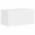 Dulap TV de perete Pe perete 2 pcs Alb Lucios 60 x 31 x 29,5 cm GartenMobel Dekor