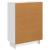 Bufet Alb foarte lucios 66 x 34,5 x 90 cm Lemn prelucrat GartenMobel Dekor