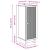 Dulap Stejar Artizanal 33 x 34,5 x 90 cm Lemn prelucrat GartenMobel Dekor