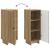 Dulap Stejar Artizanal 33 x 34,5 x 90 cm Lemn prelucrat GartenMobel Dekor