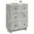 Dulap cu sertare Gri Beton 66 x 34,5 x 90 cm Lemn prelucrat GartenMobel Dekor