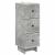 Dulap cu sertare Gri Beton 33 x 34,5 x 90 cm Lemn prelucrat GartenMobel Dekor