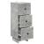 Dulap cu sertare Gri Beton 33 x 34,5 x 90 cm Lemn prelucrat GartenMobel Dekor