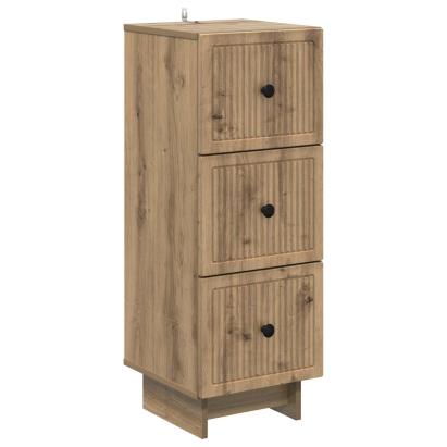 Dulap cu sertare Stejar Artizanal 33 x 34,5 x 90 cm GartenMobel Dekor