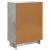 Bufet cu sertar Gri Beton 66 x 34,5 x 90 cm Lemn prelucrat GartenMobel Dekor