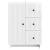 Bufet Alb foarte lucios 66 x 34,5 x 90 cm Lemn prelucrat GartenMobel Dekor