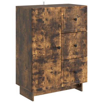 Bufet cu sertar Stejar fumuriu 66 x 34,5 x 90 cm Lemn prelucrat GartenMobel Dekor