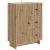 Bufet Stejar Artizanal 66 x 34,5 x 90 cm Lemn prelucrat GartenMobel Dekor
