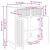 Bufet cu sertar Stejar Sonoma 66 x 34,5 x 90 cm Lemn prelucrat GartenMobel Dekor