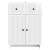 Bufet Alb foarte lucios 66 x 34,5 x 90 cm Lemn prelucrat GartenMobel Dekor