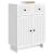 Bufet Alb foarte lucios 66 x 34,5 x 90 cm Lemn prelucrat GartenMobel Dekor