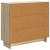 Bufet Stejar Sonoma 89 x 34,5 x 80 cm Lemn prelucrat GartenMobel Dekor