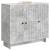 Bufet Gri Beton 89 x 34,5 x 80 cm Lemn prelucrat GartenMobel Dekor
