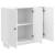 Bufet Alb foarte lucios 89 x 34,5 x 80 cm Lemn prelucrat GartenMobel Dekor
