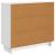 Bufet Alb foarte lucios 89 x 34,5 x 80 cm Lemn prelucrat GartenMobel Dekor