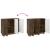 Bufet Stejar fumuriu 89 x 34,5 x 80 cm Lemn prelucrat GartenMobel Dekor
