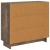 Bufet Stejar fumuriu 89 x 34,5 x 80 cm Lemn prelucrat GartenMobel Dekor