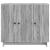 Bufet Sonoma gri 89 x 34,5 x 80 cm Lemn prelucrat GartenMobel Dekor