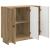 Bufet Stejar Artizanal 89 x 34,5 x 80 cm Lemn prelucrat GartenMobel Dekor