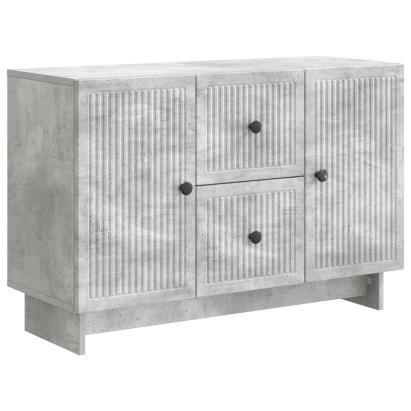 Bufet cu sertar Gri Beton 89 x 34,5 x 60 cm Lemn prelucrat GartenMobel Dekor