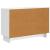 Bufet Alb foarte lucios 89 x 34,5 x 60 cm Lemn prelucrat GartenMobel Dekor