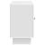 Bufet Alb foarte lucios 89 x 34,5 x 60 cm Lemn prelucrat GartenMobel Dekor