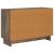 Bufet cu sertar Stejar fumuriu 89 x 34,5 x 60 cm Lemn prelucrat GartenMobel Dekor