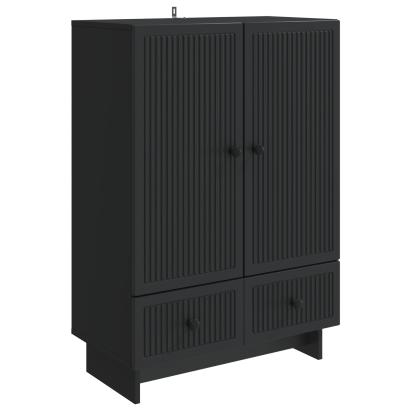 Bufet Negru 66 x 34,5 x 95 cm Lemn prelucrat GartenMobel Dekor