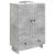 Bufet Gri Beton 66 x 34,5 x 95 cm Lemn prelucrat GartenMobel Dekor