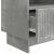 Cabinet TV Gri Beton 102 x 34,5 x 50 cm Lemn prelucrat GartenMobel Dekor