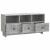 Cabinet TV Gri Beton 102 x 34,5 x 50 cm Lemn prelucrat GartenMobel Dekor