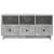 Cabinet TV Gri Beton 102 x 34,5 x 50 cm Lemn prelucrat GartenMobel Dekor
