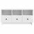 Cabinet TV Alb foarte lucios 102 x 34,5 x 50 cm Lemn prelucrat GartenMobel Dekor