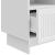 Cabinet TV Alb foarte lucios 102 x 34,5 x 50 cm Lemn prelucrat GartenMobel Dekor