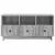 Cabinet TV Sonoma gri 102 x 34,5 x 50 cm Lemn prelucrat GartenMobel Dekor