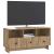 Cabinet TV Stejar Artizanal 102 x 34,5 x 50 cm Lemn prelucrat GartenMobel Dekor