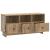 Cabinet TV Stejar Artizanal 102 x 34,5 x 50 cm Lemn prelucrat GartenMobel Dekor