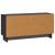Cabinet TV Negru 102 x 34,5 x 50 cm Lemn compozit GartenMobel Dekor