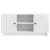 Cabinet TV Alb lucios 102 x 34,5 x 50 cm Lemn compozit GartenMobel Dekor